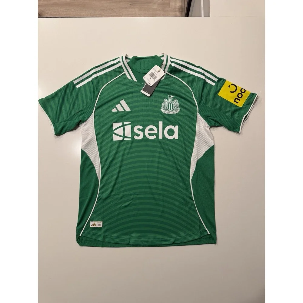 Adidas Newcastle United Away Jersey Green White JI7383 Mens Medium NWT
